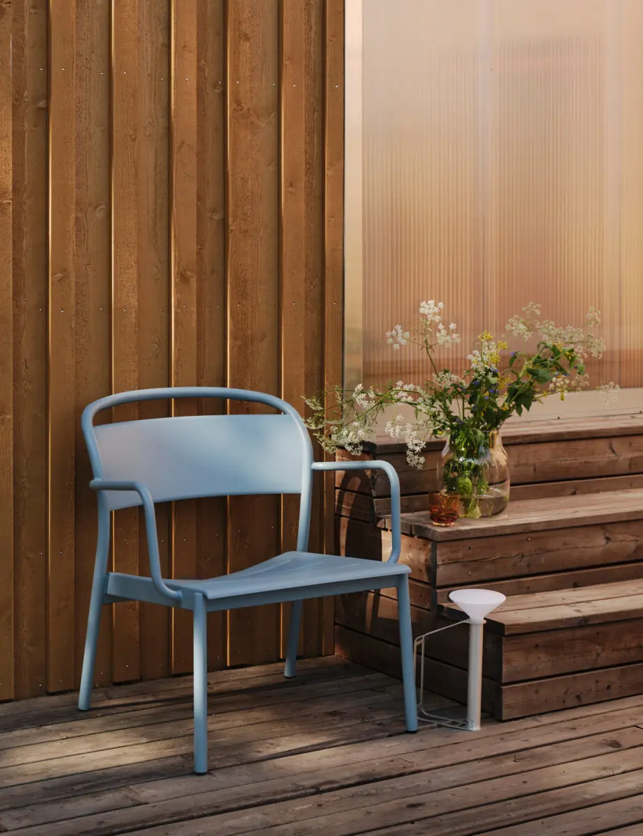 Linear Steel Lounge Chair