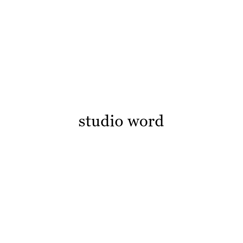 studio word