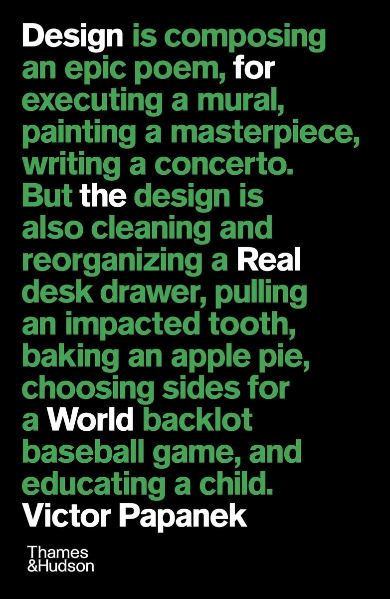 Cover of Design for the Real World: Human Ecology and Social Change by Victor Papanek